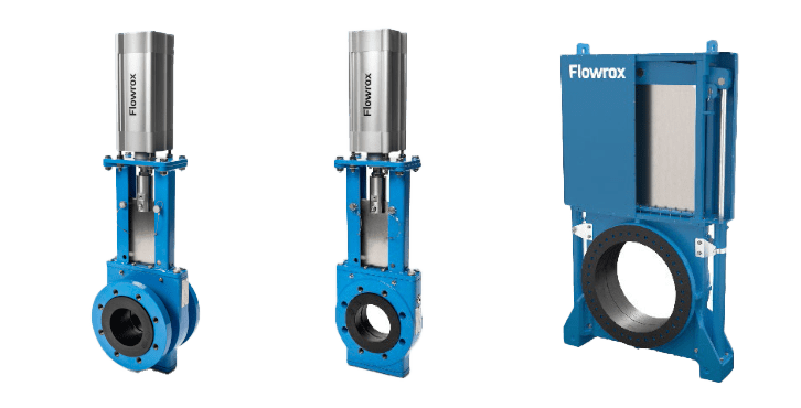 Flowrox™ Bıçak Sürgülü Vanalar